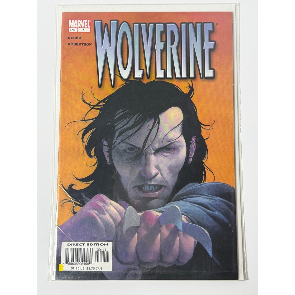 Wolverine #1 Marvel 2003 Greg Rucka Darick Robertson Esad Ribic Cover X-Men